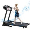 FYC Folding Treadmill for Home with Incline / Bluetooth, 3.5HP 330lb Weight Capacity Portable Electric Treadmill for Home Gym Exercise Running Walking Easy Assembly Green