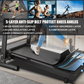 FLIMDER Foldable Portable Treadmills for Home with 300 LBS Capacity, APP Control, Compact Small Walking Pad Treadmill for Office