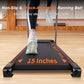 Foldable Treadmill with Handles Treadmills for Home Small Spaces 2.5HP Folding Treadmills Walking Pad Treadmill with Handle Bar Quiet Walking Machine, 300LBS Capacity, Portable Small Home Gym (Black)