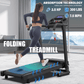 FLIMDER Foldable Portable Treadmills for Home with 300 LBS Capacity, APP Control, Compact Small Walking Pad Treadmill for Office