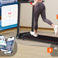 Foldable Treadmill with Handles Treadmills for Home Small Spaces 2.5HP Folding Treadmills Walking Pad Treadmill with Handle Bar Quiet Walking Machine, 300LBS Capacity, Portable Small Home Gym (Black)