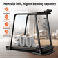 FYC Foldable Treadmill for Senior, 2 in 1 Folding Exercise Treadmill with Long Handrail, 300 lbs Capacity 0.5-6 MPH