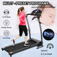 FYC Folding Treadmill for Home Portable Electric Treadmill Running Exercise Machine Compact Treadmill Foldable (JK0802-BK)